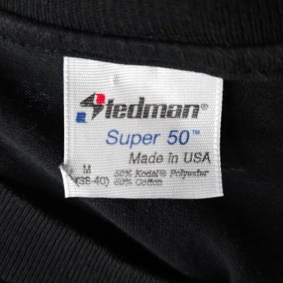 Vintage Minnesota North Stars T Shirt Mens Size Small Black 90s 1991 Made In USA - Picture 8 of 9